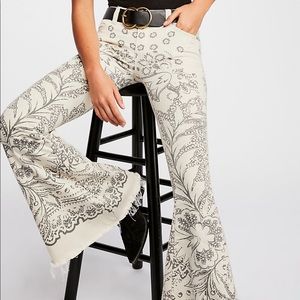 Free people super flare jeans